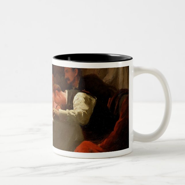 Under the Red Light, c.1910 Two-Tone Coffee Mug (Right)