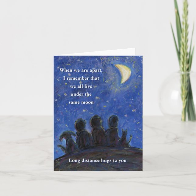 Under the Same Moon Art Note Cards (Front)