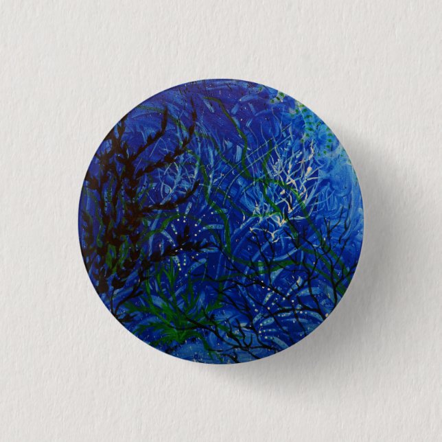 Under the sea 1 inch round button (Front)