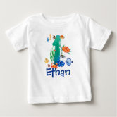 The Big One Fishing Theme Boys First Birthday Baby T-Shirt