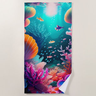 Under The Sea 2 Beach Towel