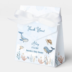 Under the sea Ahoy It's a Boy Baby Shower Favor Box