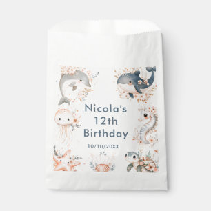 Under The Sea Animals Birthday Party Favour Bag