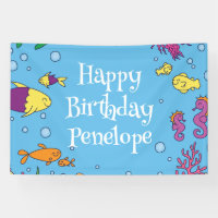 Under the Sea Animals Cute 1st Birthday Party