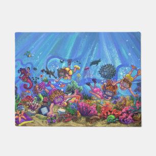 Under the Sea Art Doormat
