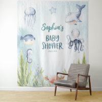 Under The Sea Baby Shower Decor Banner