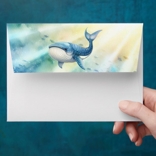 Under the Sea Baby Shower Envelope (Hand)