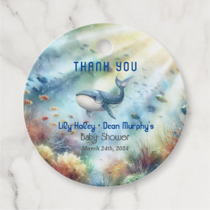 Under the Sea Baby Shower Favour Tags