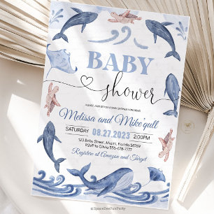 Under the sea Baby shower  Invitation