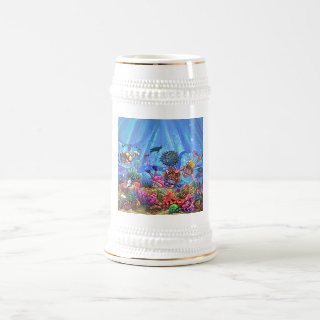 Under the Sea Beer Stein (Center)