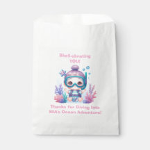 Under the Sea Birthday Favour Bag | Editable