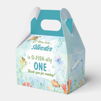 Under the Sea birthday Favour Box
