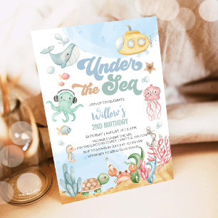Under the Sea Birthday Invitation