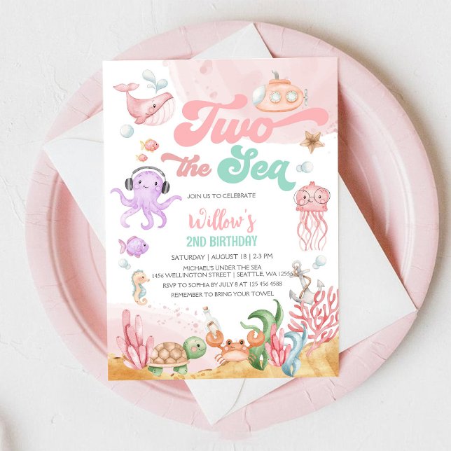 Under the Sea Birthday Invitation (Creator Uploaded)