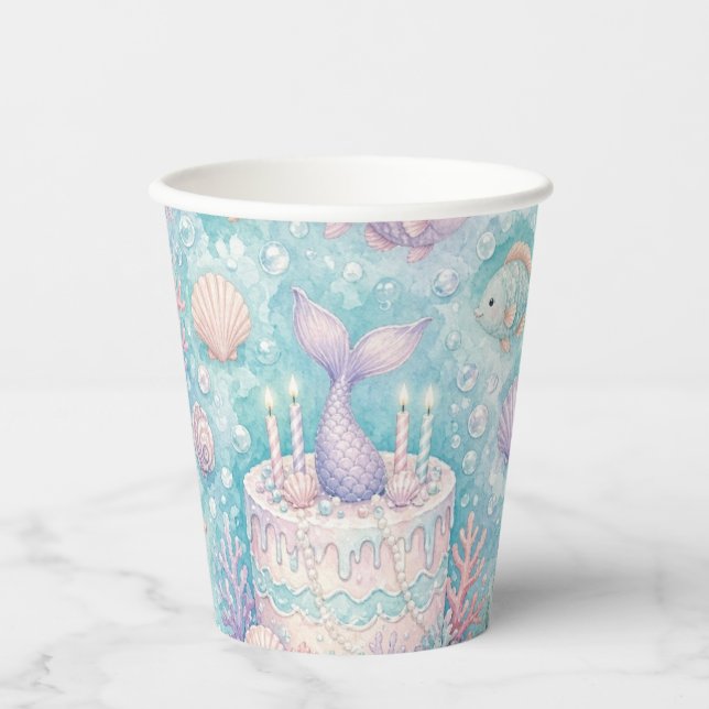 Under the Sea Birthday  Paper Cups (Front)