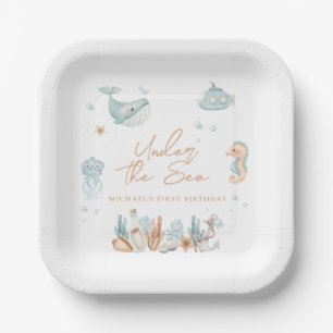 Under the Sea Birthday  Paper Plate