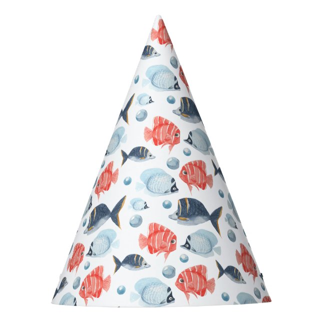 Under The Sea Birthday Party Hat (Front)
