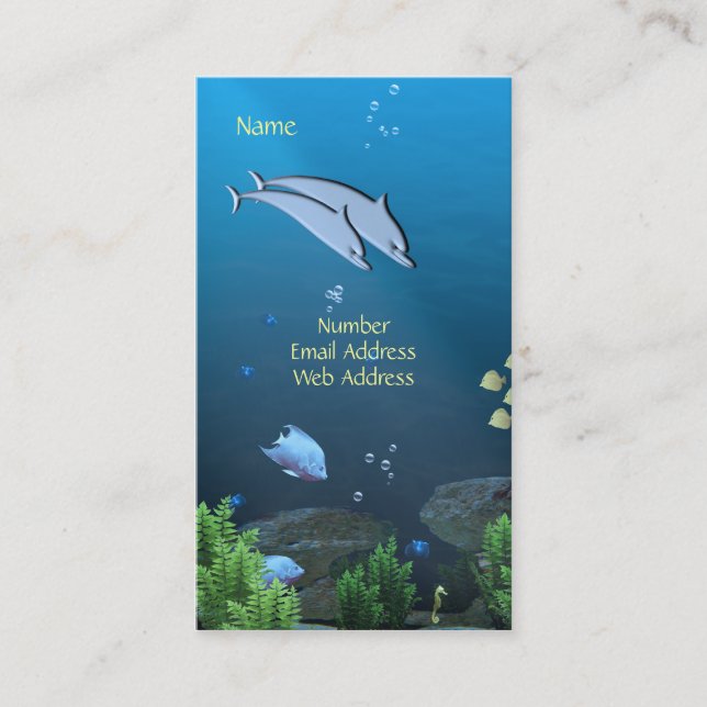 Under the Sea Business Card (Front)
