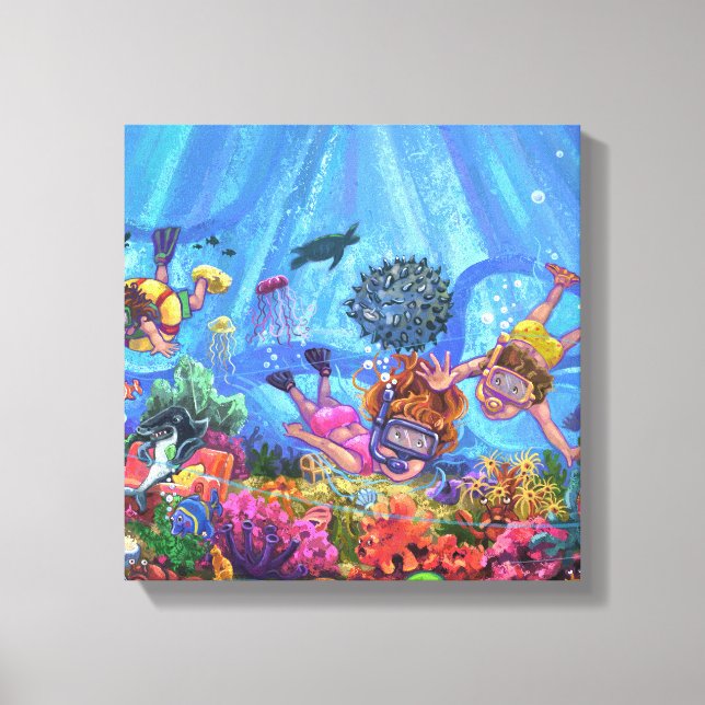 Under the Sea Canvas Print (Front)