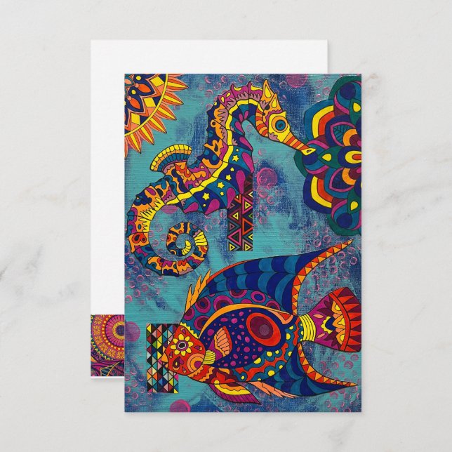 Under the Sea Card (Front/Back)