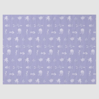 Under the Sea Creatures Purple Tissue Paper