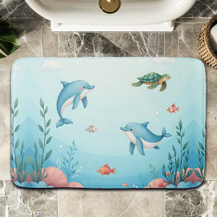 Under the Sea Cute Bath Mat