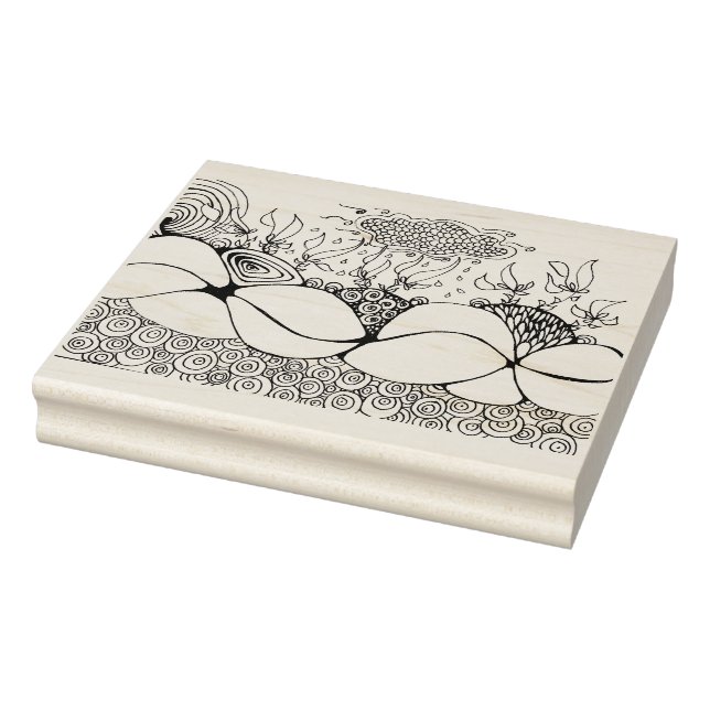 Under the Sea Design Rubber Stamp (Stamp)