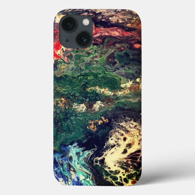 Under the Sea Fairy tale series painting in green  Case-Mate iPhone Case (Back)