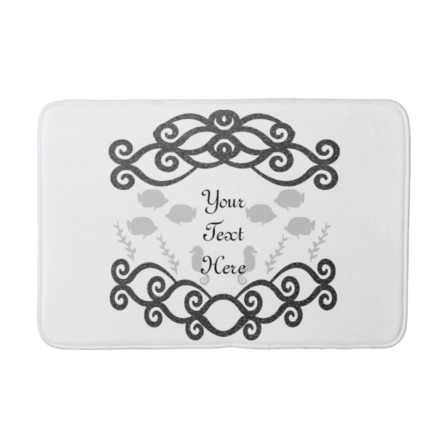 Under the Sea Fish Fame Bath Mat (Front)