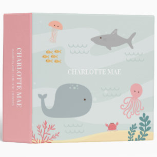 Under The Sea Friends Photo Album 3 Ring Binder