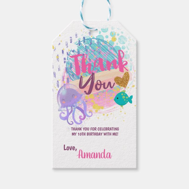 Under the sea Gift Tags (Front)