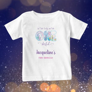 Under The Sea Girls 1st Birthday Party  Baby T-Shirt