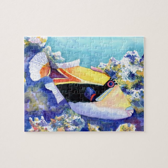 Under the Sea Humu Trigger Fish Jigsaw Puzzle (Horizontal)