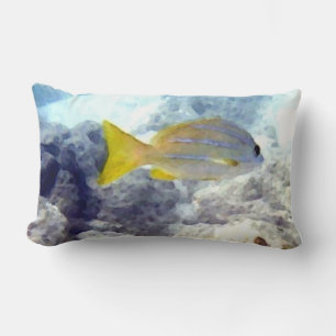 Under the Sea (ice blue) Pillow