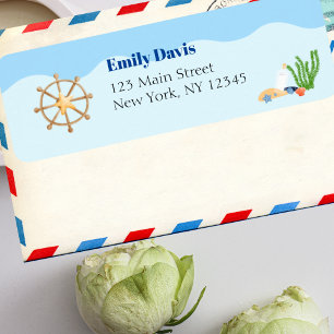 Under the Sea It's a Boy Baby Shower Ship Rudder