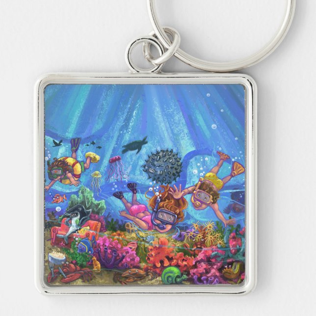 Under the Sea Keychain (Front)