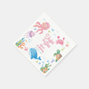 Under the Sea Kids 1st Birthday Napkin