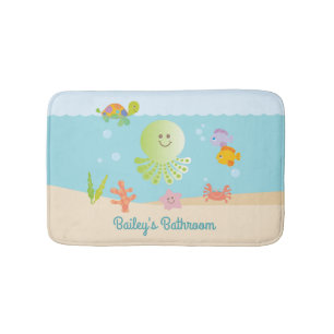 Under the Sea Kid's Bathroom Bath Mat
