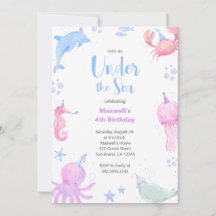 Under The Sea Kids Birthday