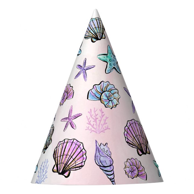 Under the Sea Kids Party Hat  (Front)