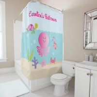Under the Sea Kid's Pink Girl's Bathroom