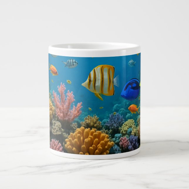 Under the sea  large coffee mug (Front)
