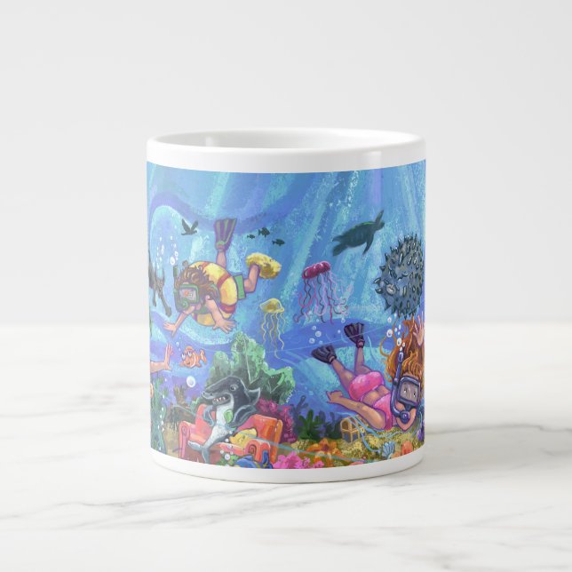 Under the Sea Large Coffee Mug (Front)