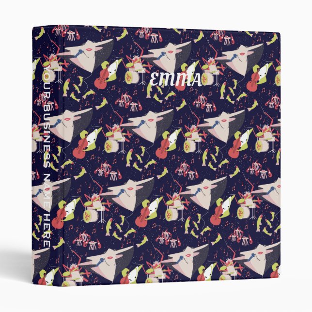 Under The Sea Marine Animals Music Song Binder (Front/Spine)