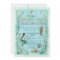 Under the Sea Mermaid Baby Shower Invitation