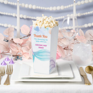 Under the Sea Mermaid Baby shower party Favor Box