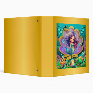 Under The Sea & Mermaid Birthday Girl Party Binder