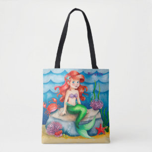 Under The Sea Mermaid Birthday Party Gift Tote Bag