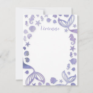 Under the Sea Mermaid Card