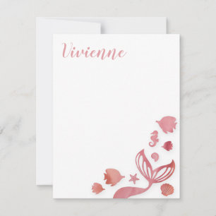 Under the Sea Mermaid Card